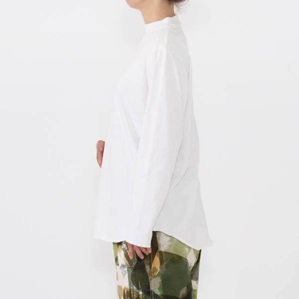 身長：160cm(モックネック/WHITE(L))