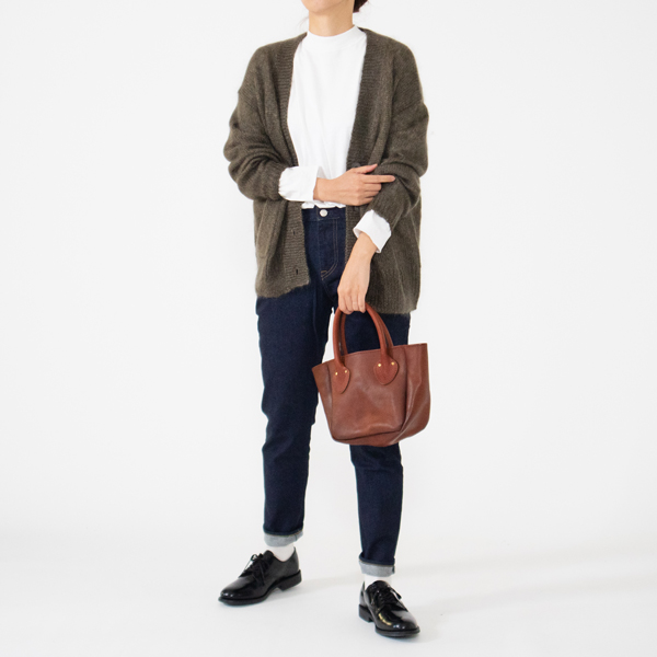 身長：160cm(モックネック/WHITE(L))