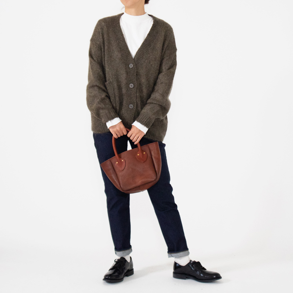 身長：160cm(モックネック/WHITE(L))