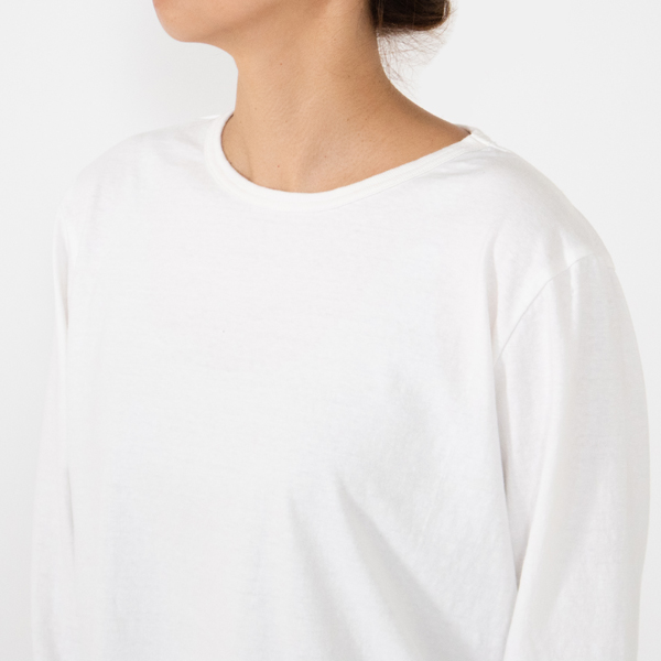 身長：160cm(クルーネック/WHITE(L))