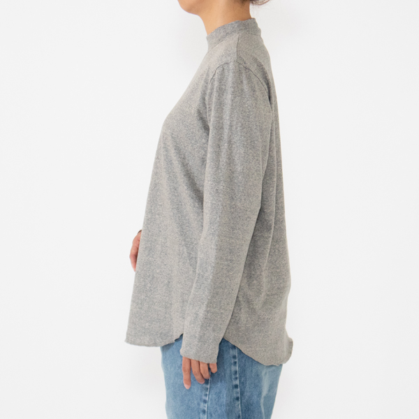 身長：160cm(モックネック/TOP GREY(L))
