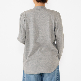 身長:160cm(モックネック/TOP GREY(L)) 身長:160cm(モックネック/TOP GREY(L))