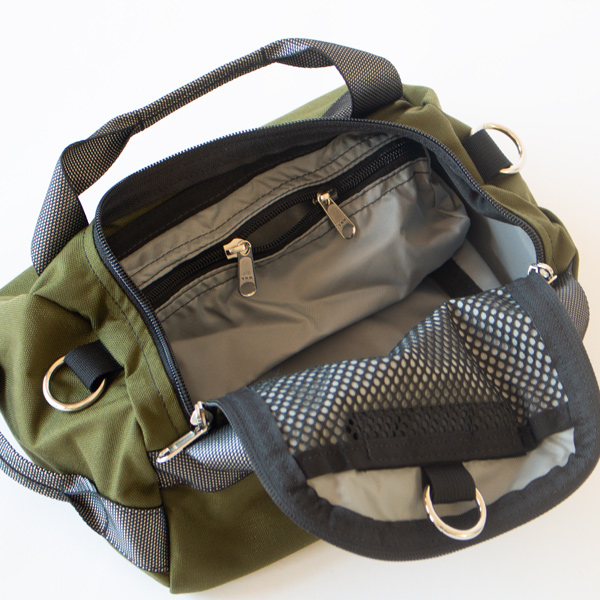 ジッパー付きナイロンポケット(MOSS) ジッパー付きナイロンポケット(MOSS)