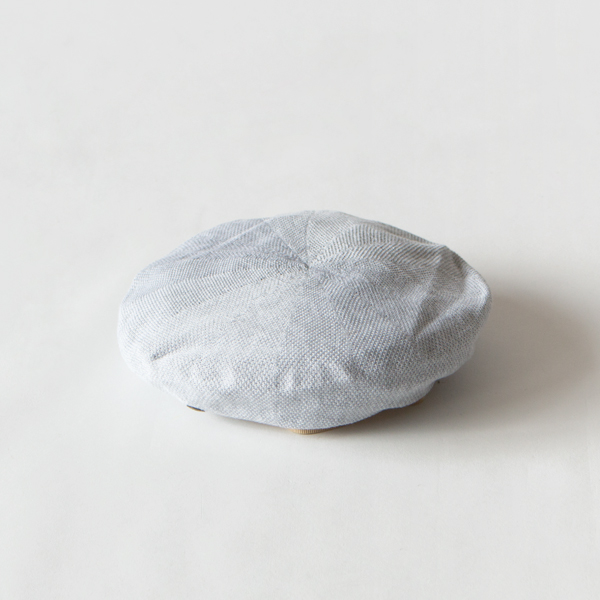 PLUMES コットンベレー帽 GRIS