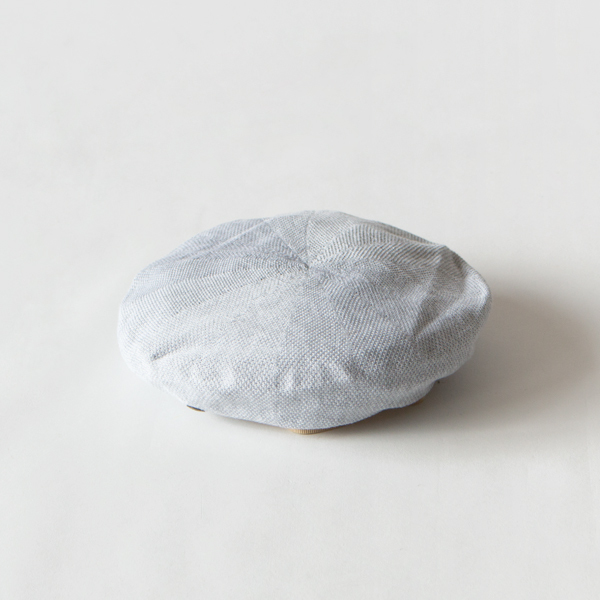 PLUMES コットンベレー帽 GRIS