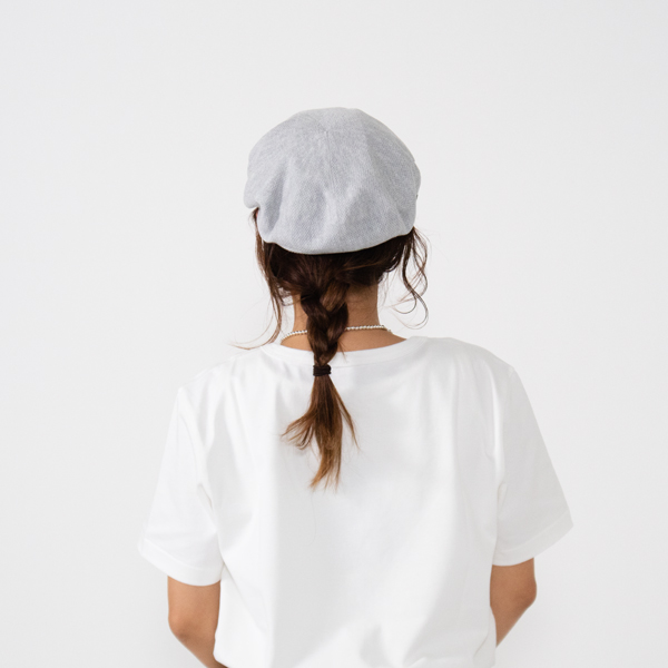 PLUMES コットンベレー帽 GRIS