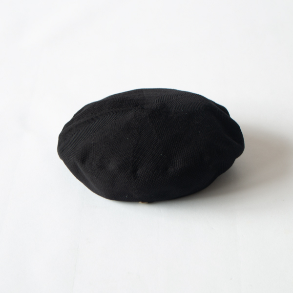 PLUMES コットンベレー帽 NOIR
