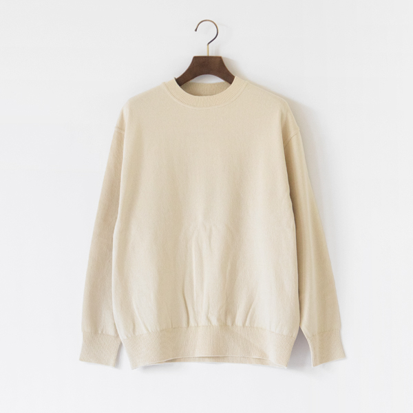 コットンニット WAVE COTTON KNIT P/O(ECRU)