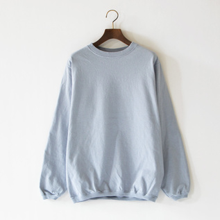 クルーネックロングスリーブTシャツ BLUE