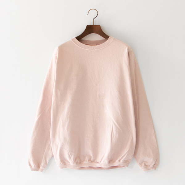 クルーネックロングスリーブTシャツ LT.PINK