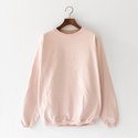 クルーネックロングスリーブTシャツ LT.PINK