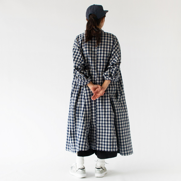 身長：160cm(GINGHAM BLUE GREY)