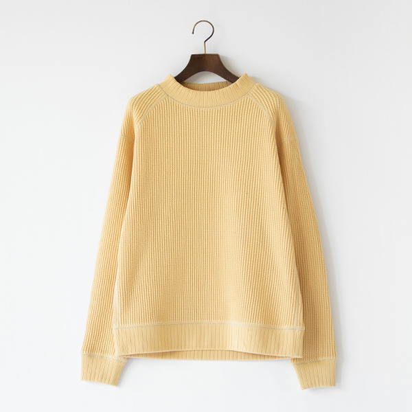 【限定復刻】ユニセックス WAFFLE MIDNECK(BUTTER)
