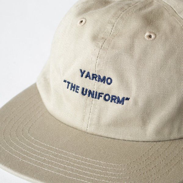 YARMOロゴキャップ(LT.BEIGE)