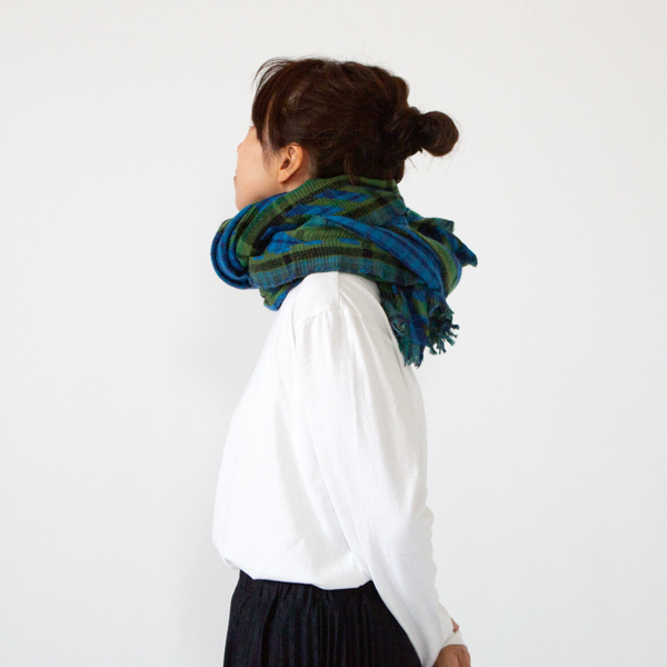 身長160cm(JACQUARD POULIDOR GREEN)