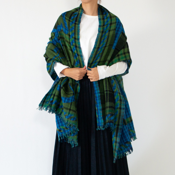 身長160cm(JACQUARD POULIDOR GREEN)