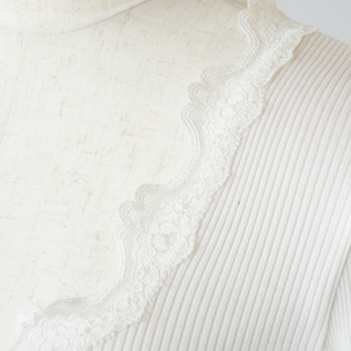 レース部分もちくちくしません(NEW WHITE) レース部分もちくちくしません(NEW WHITE)