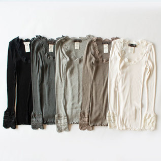 SILK LACE LONG SLEEVE
