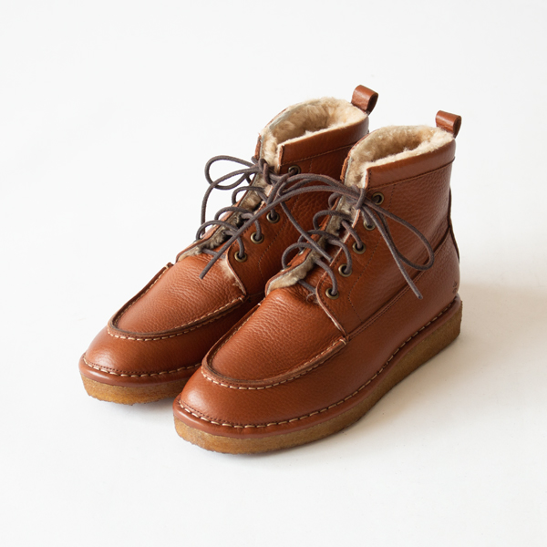 BROWN 37シープスキンブーツ HAND72 BROWN 37シープスキンブーツ HAND72