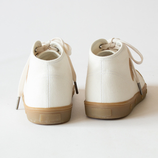 【白美品❤️】spring court 38スプリングコートB2 レザーハイカット ハイカットスニーカー B2 HEAVY CANVAS OFF WHITE／Spring Court