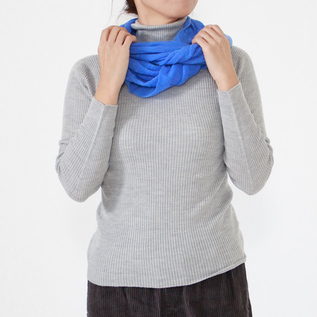 カシミヤ後染スヌード／Pin 1876（ピン1876）｜愛着を持ってずっと使い