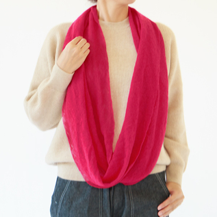 カシミヤ後染スヌード／Pin 1876（ピン1876）｜愛着を持ってずっと使い