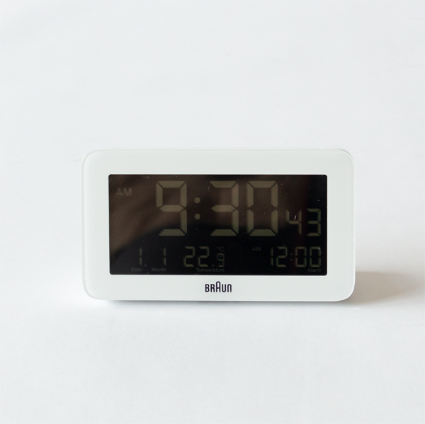 BRAUN 多機能デジタルクロック(BC10W)
