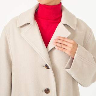 ニューイングランドラム スプリットラグランコート／ZUTTO