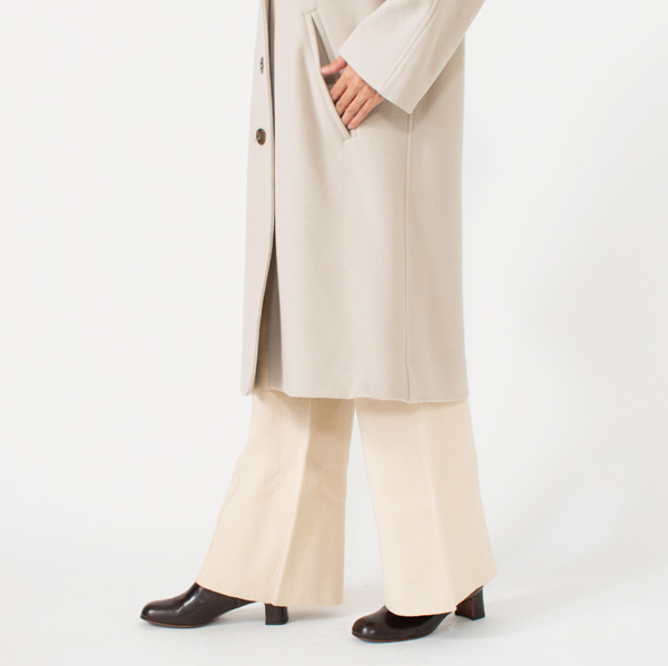 着丈は長め(身長160cm・GREIGE)