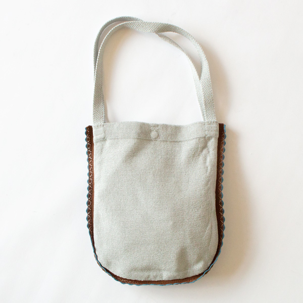 トートバッグ FRILLED LAME BAG（SILVER）