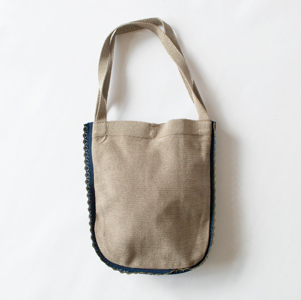 トートバッグ FRILLED LAME BAG(GOLD)