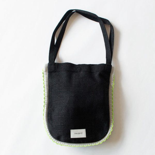 トートバッグ FRILLED LAME BAG(BLACK)