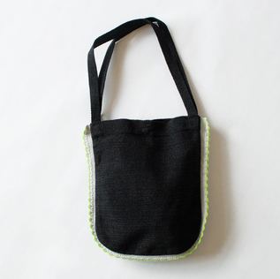 トートバッグ FRILLED LAME BAG(BLACK) トートバッグ FRILLED LAME BAG(BLACK)