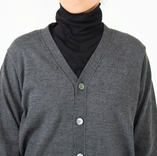 WOOL KNIT CARDIGAN／YONETOMI NEW BASIC / Shop ZUTTO for the long