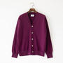 ウールニットカーディガン HIGH TWIST WOOL KNIT C/D