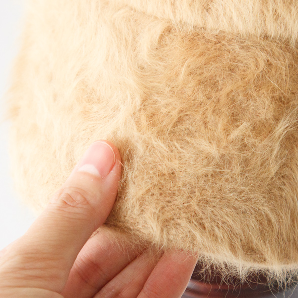 Angora Baseball Cap CAMEL