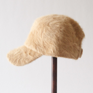 Angora Baseball Cap CAMEL