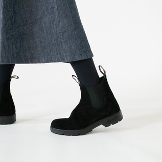 サイドゴアブーツ ORIGINALS BS2405 ブラックスエード／Blundstone