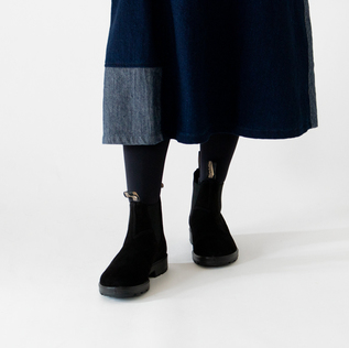 サイドゴアブーツ ORIGINALS BS2405 ブラックスエード／Blundstone