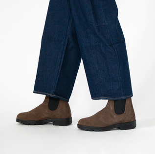 専用　当時 666購入 アンダーグラウンド スエード サイドゴア ブーツ UK8 サイドゴアブーツ ORIGINALS BS2410 ブラウンスエード／Blundstone