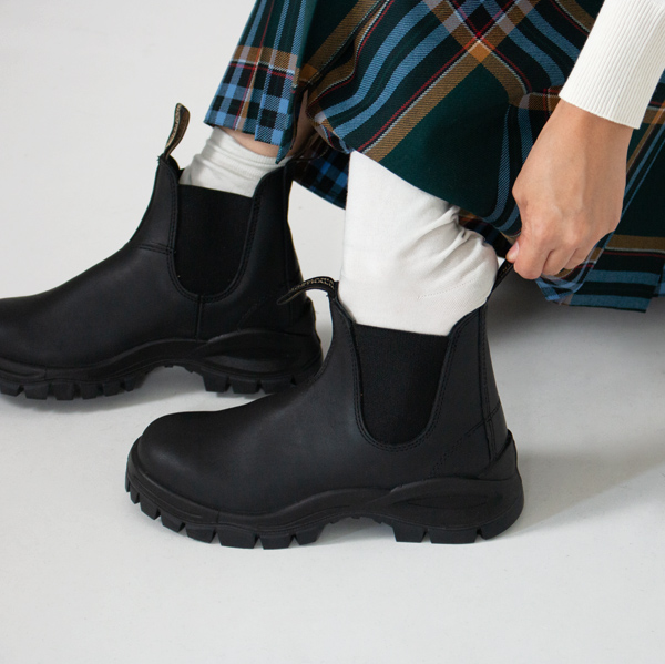 サイドゴアブーツ LUG BOOTS BS2240 ブラック