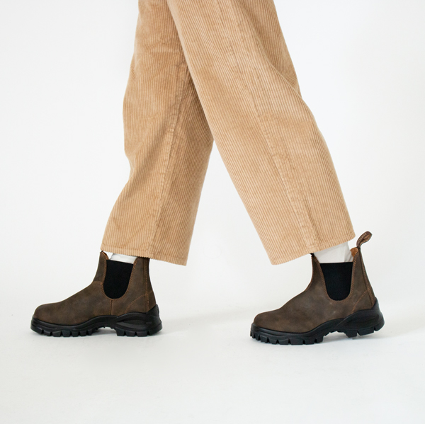サイドゴアブーツ LUG BOOTS BS2239 ラスティックブラウン