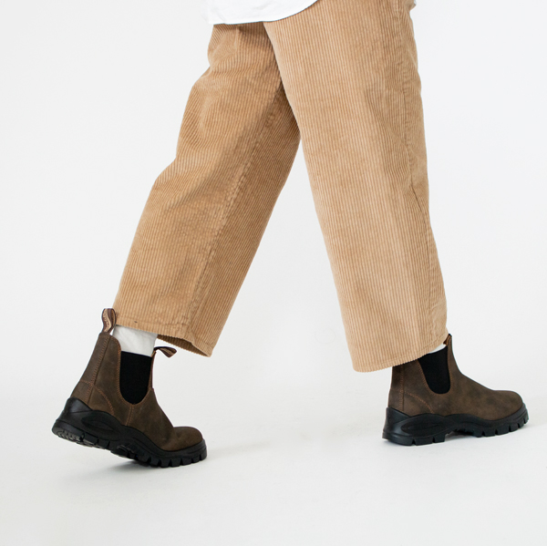 サイドゴアブーツ LUG BOOTS BS2239 ラスティックブラウン