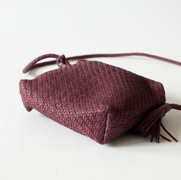 SHEEP MESH タッセルショルダー(GRAPE)