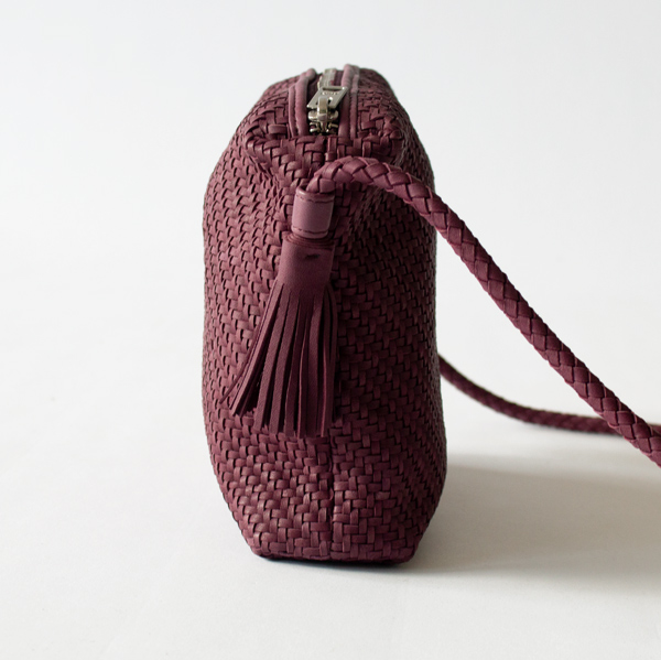 SHEEP MESH タッセルショルダー(GRAPE)