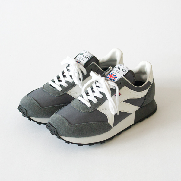 WALSHスニーカー TORNADO-T GREY/WHITE