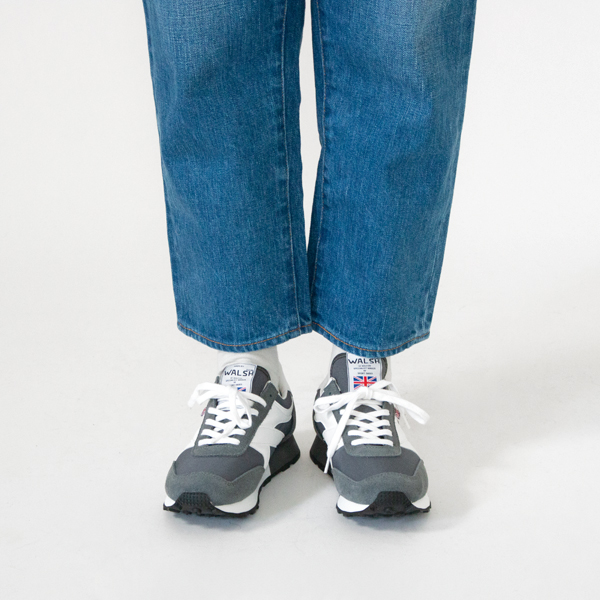 WALSHスニーカー TORNADO-T GREY/WHITE