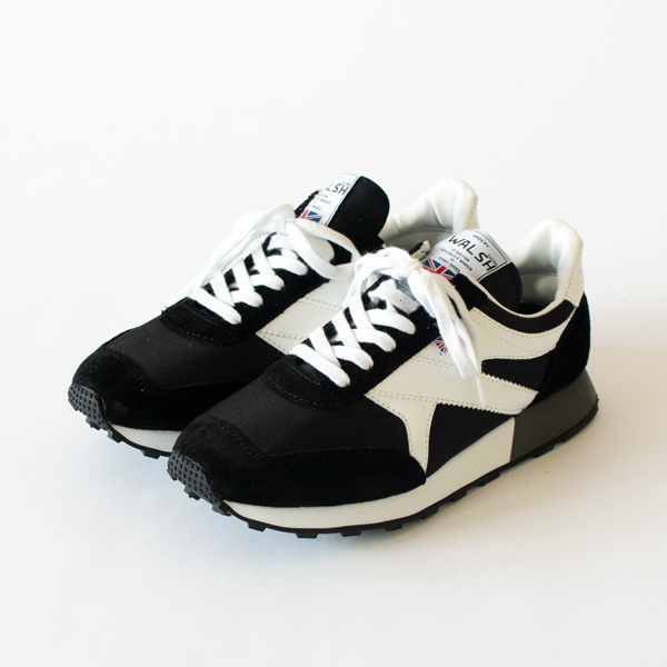 WALSHスニーカー TORNADO-T BLACK/WHITE