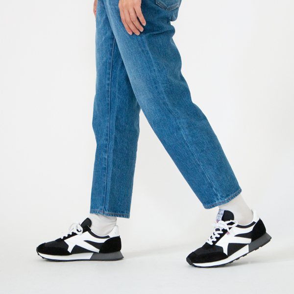 WALSHスニーカー TORNADO-T BLACK/WHITE