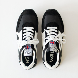 WALSHスニーカー TORNADO-T BLACK/WHITE